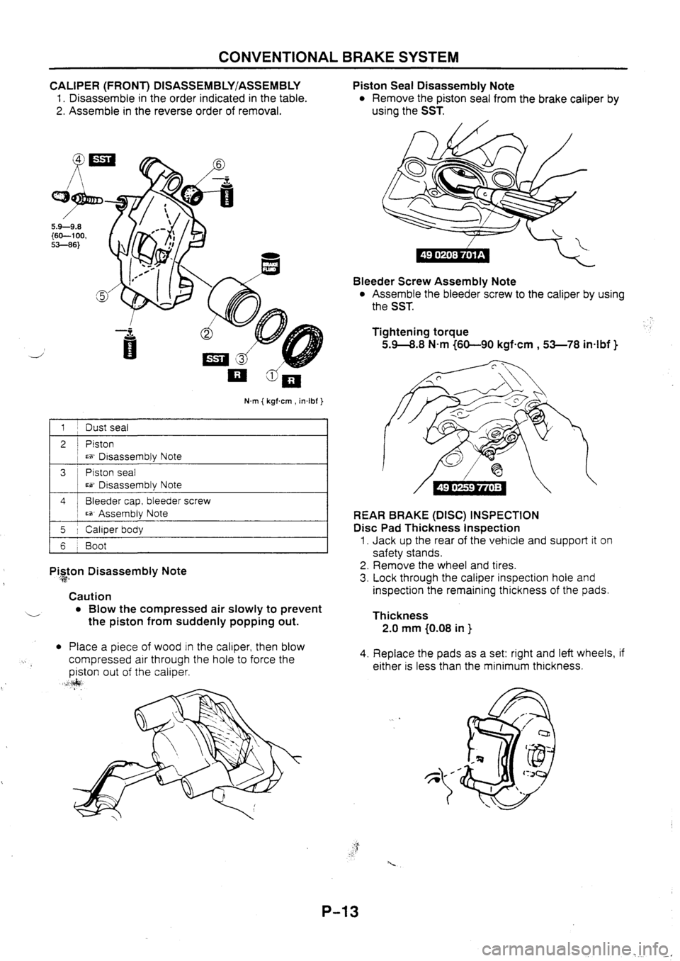 MAZDA 626 1997  Workshop Manual 