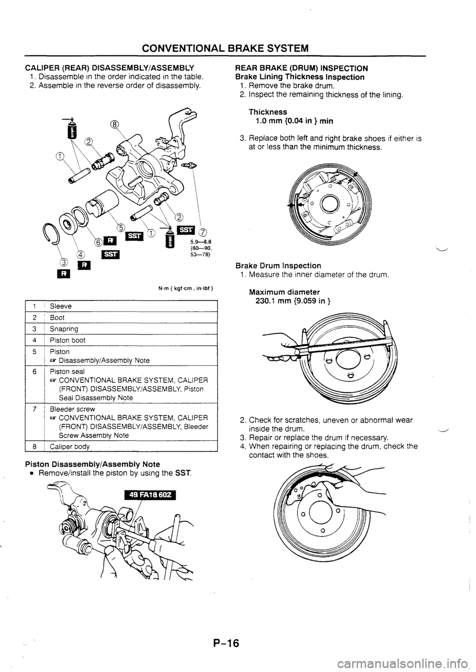 MAZDA 626 1997  Workshop Manual 