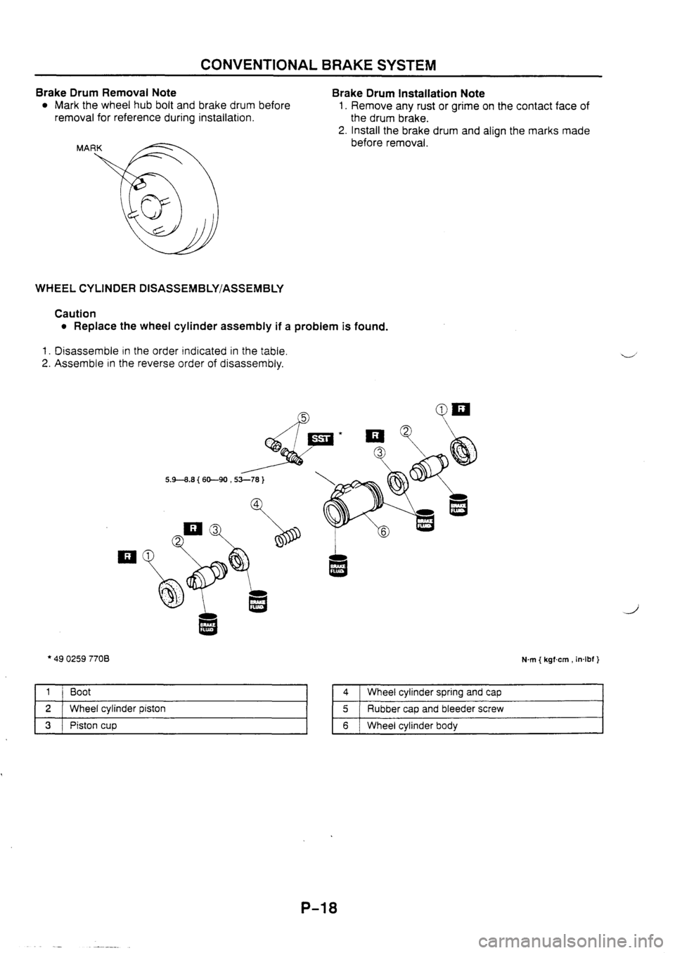 MAZDA 626 1997  Workshop Manual 
