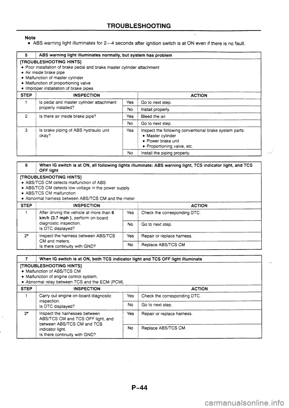 MAZDA 626 1997  Workshop Manual 