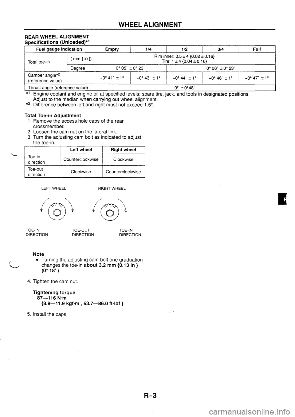 MAZDA 626 1997  Workshop Manual 