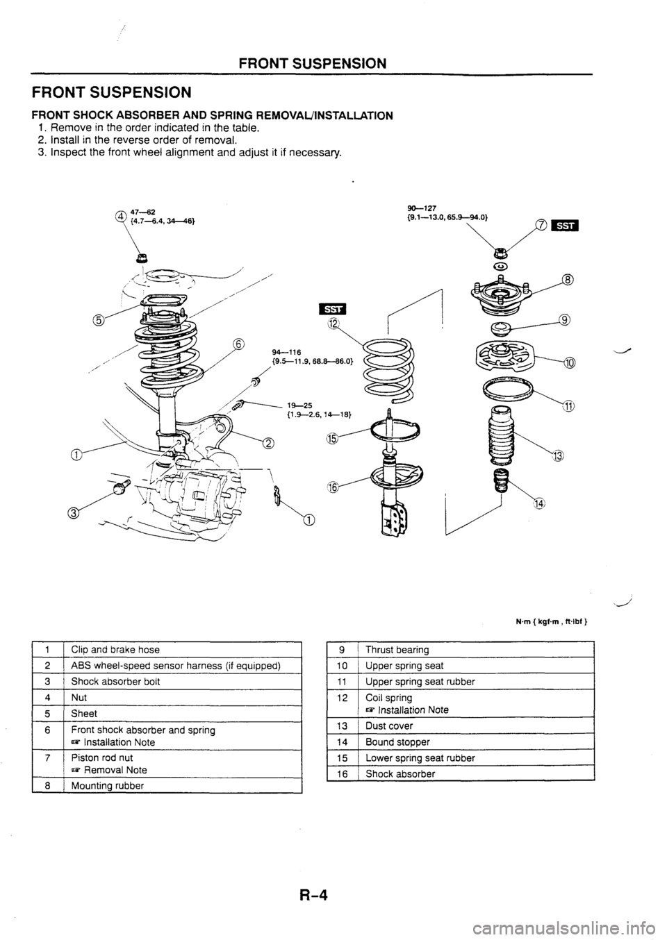 MAZDA 626 1997  Workshop Manual 