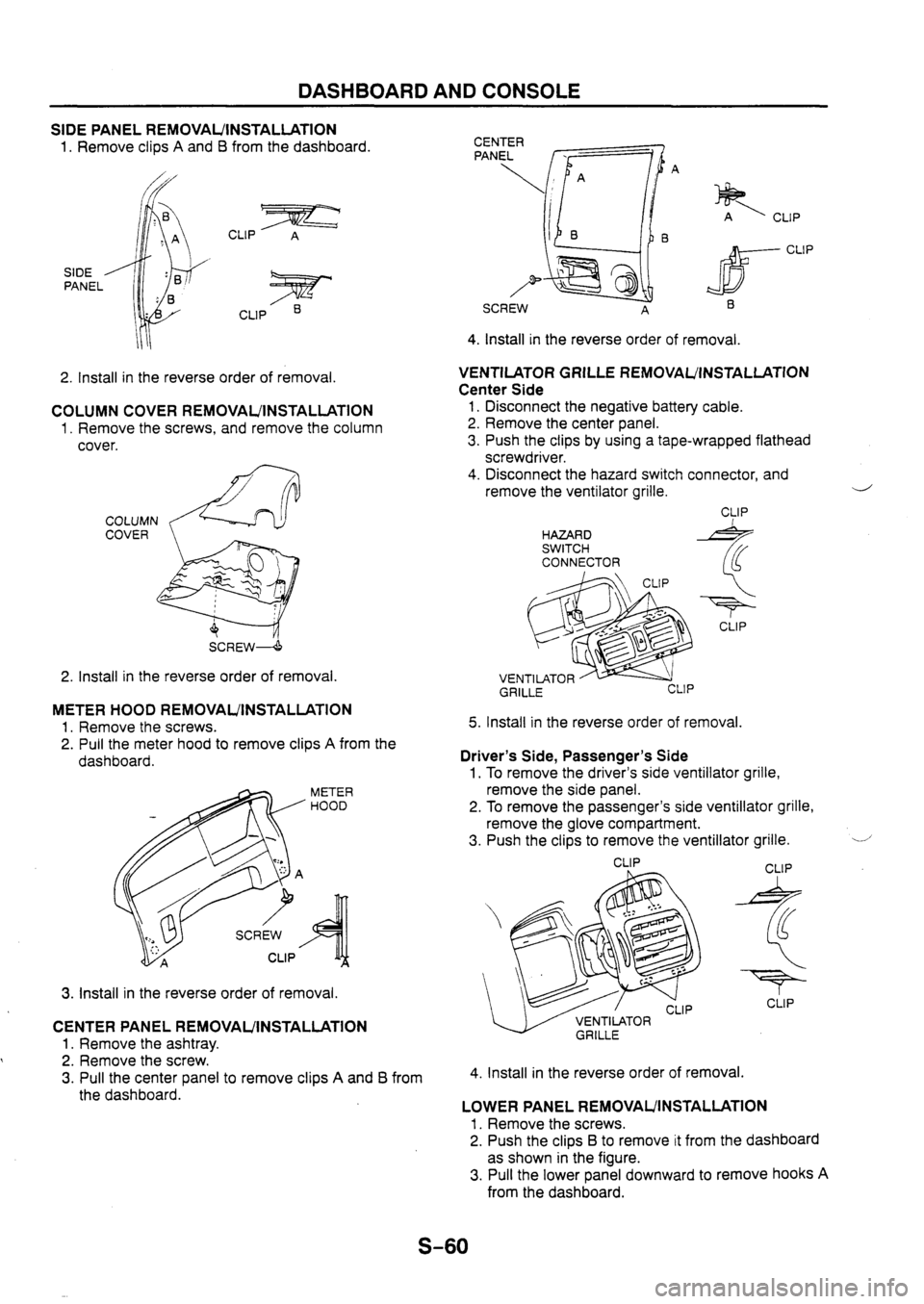 MAZDA 626 1997  Workshop Manual 
