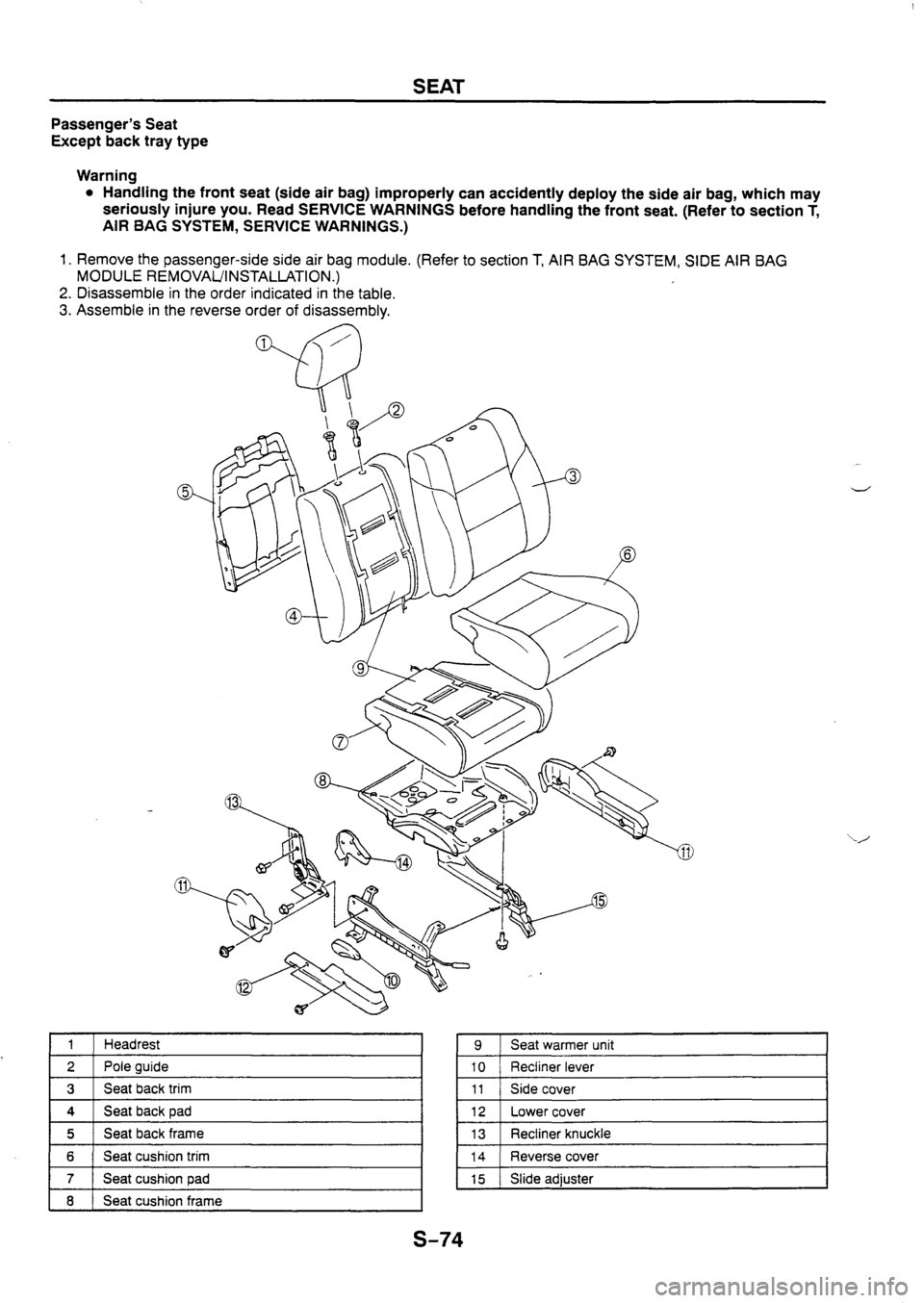 MAZDA 626 1997  Workshop Manual 