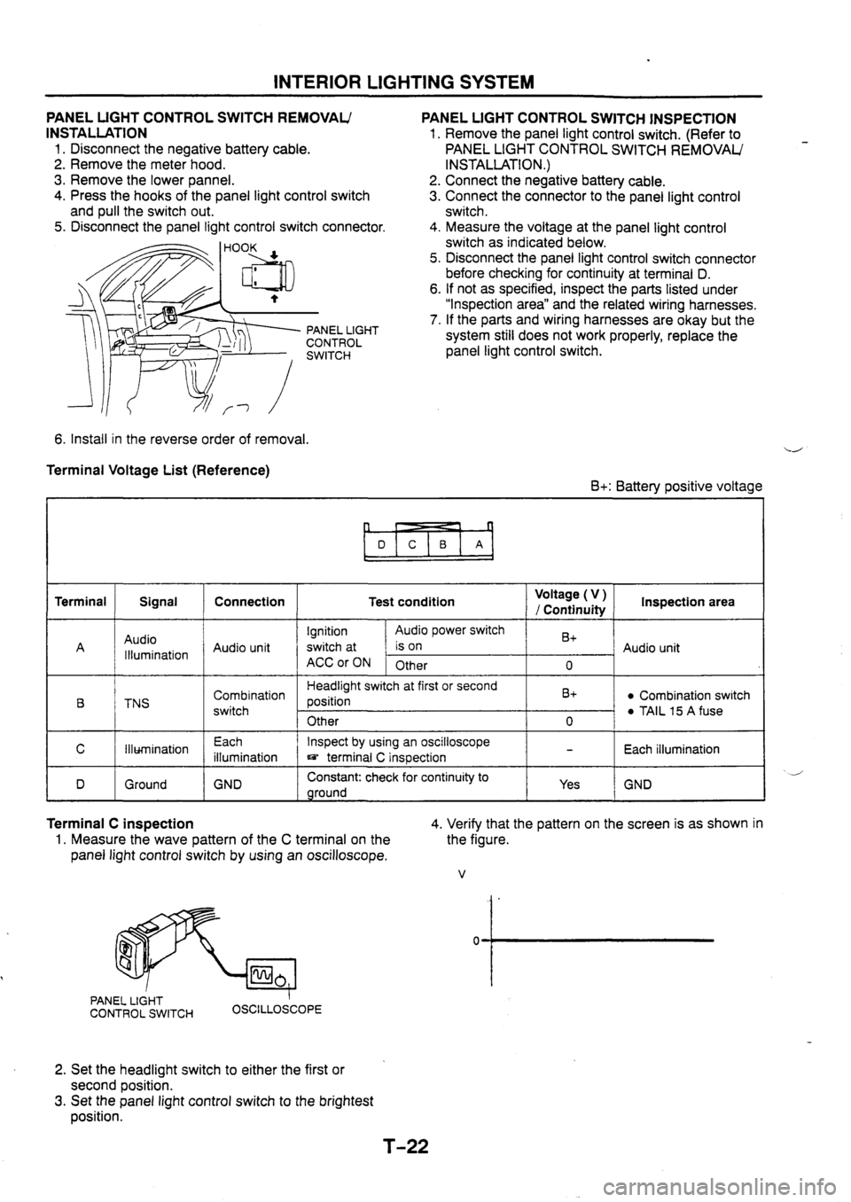 MAZDA 626 1997  Workshop Manual 