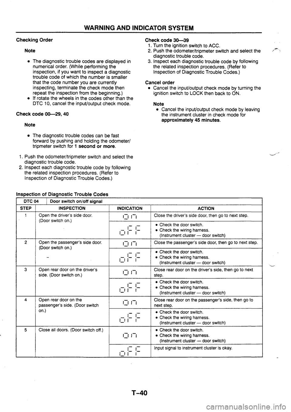 MAZDA 626 1997  Workshop Manual 