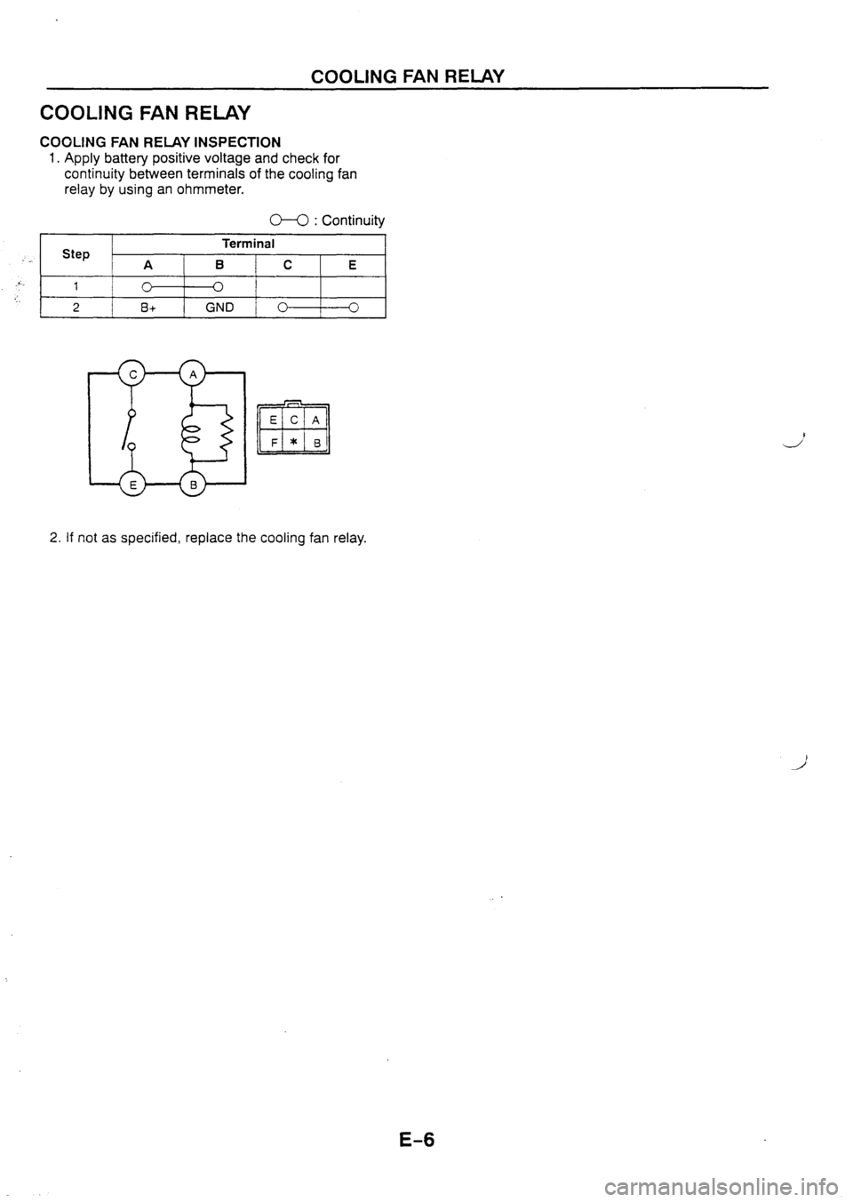 MAZDA 626 1997  Workshop Manual 