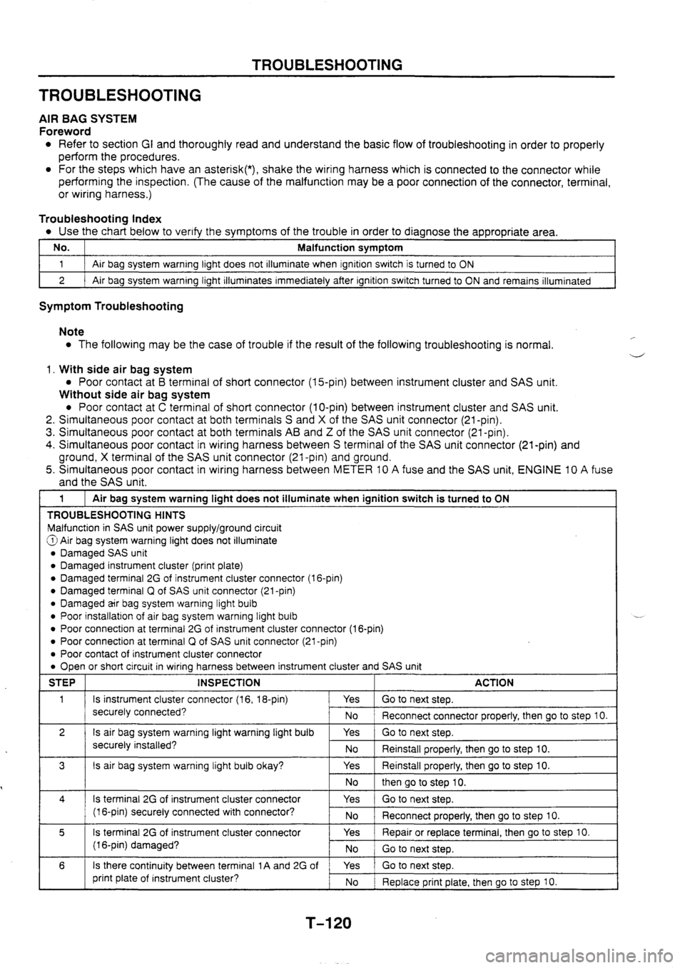 MAZDA 626 1997  Workshop Manual 