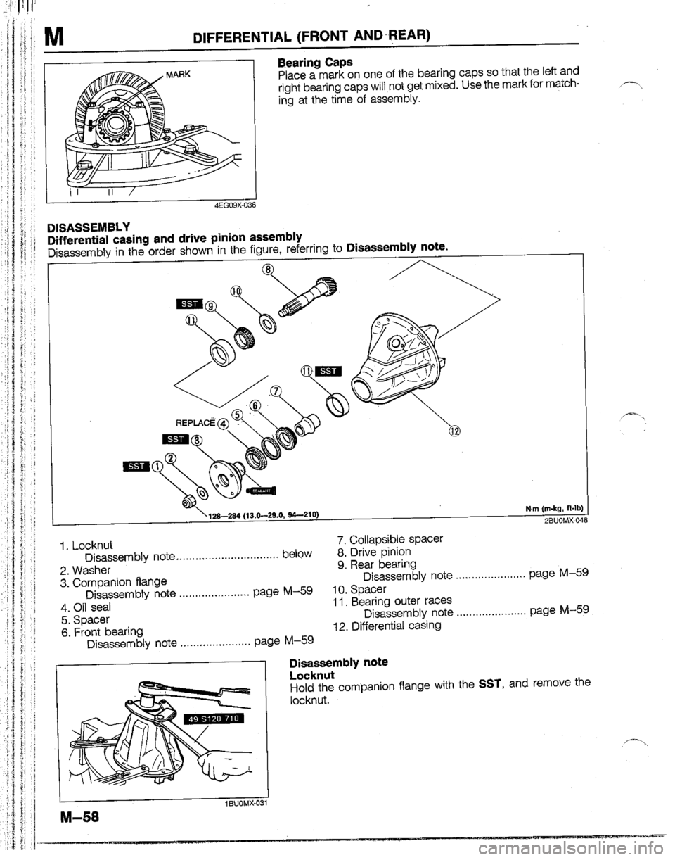 MAZDA B2200 1992  Workshop Manual 