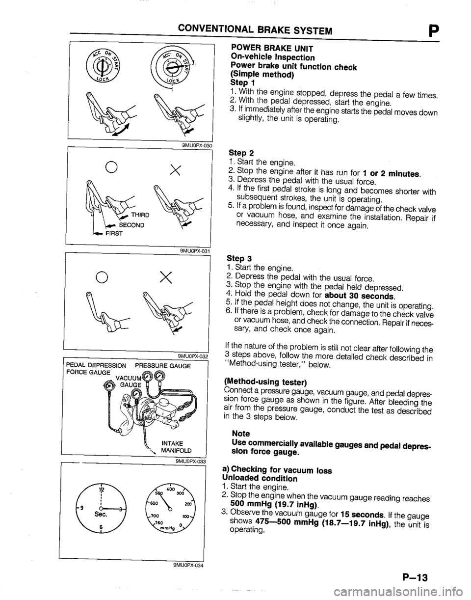 MAZDA B2200 1992  Workshop Manual 