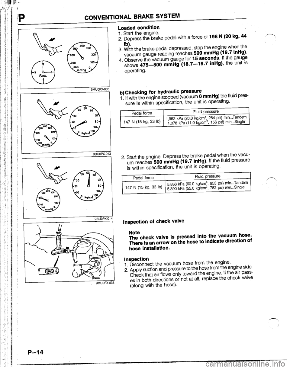 MAZDA B2200 1992  Workshop Manual 