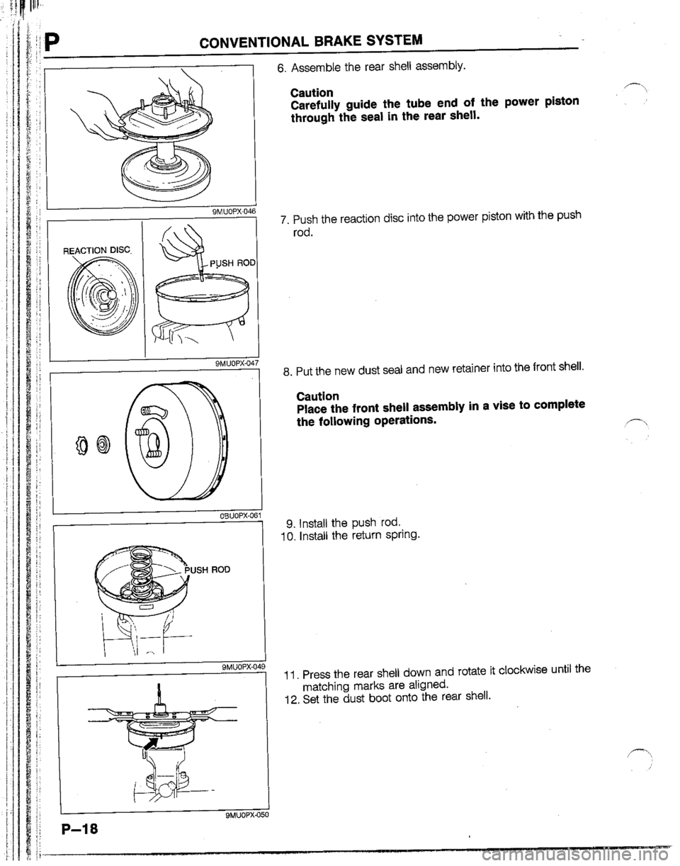 MAZDA B2200 1992  Workshop Manual 
