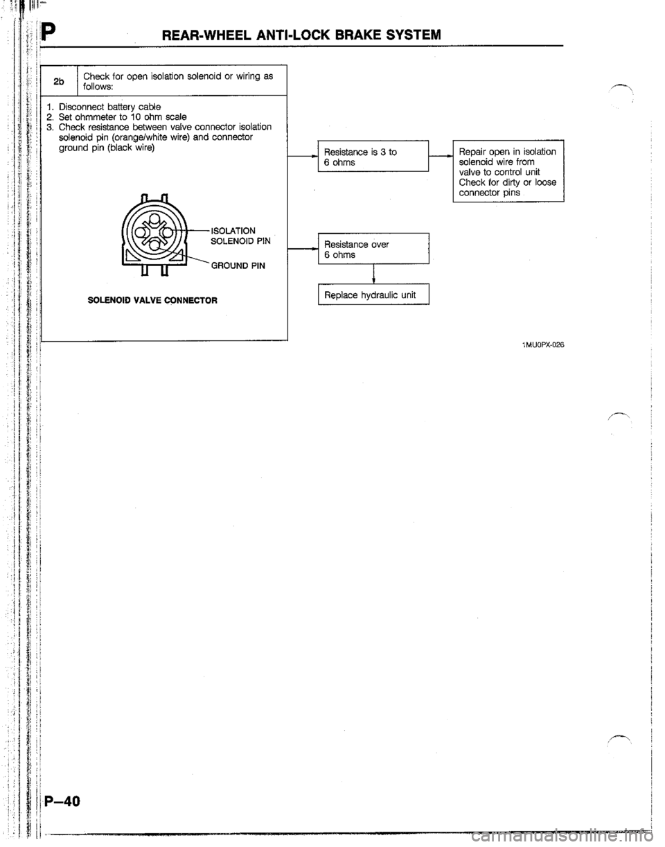 MAZDA B2200 1992  Workshop Manual 