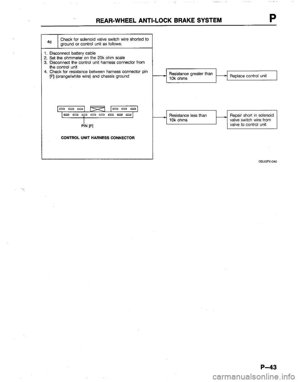 MAZDA B2200 1992  Workshop Manual 