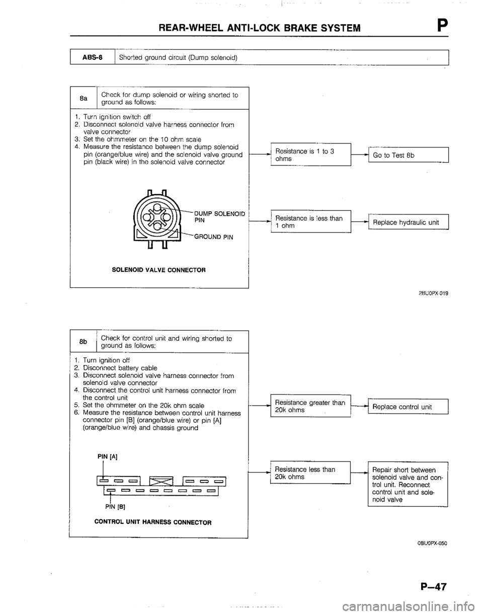 MAZDA B2200 1992  Workshop Manual 