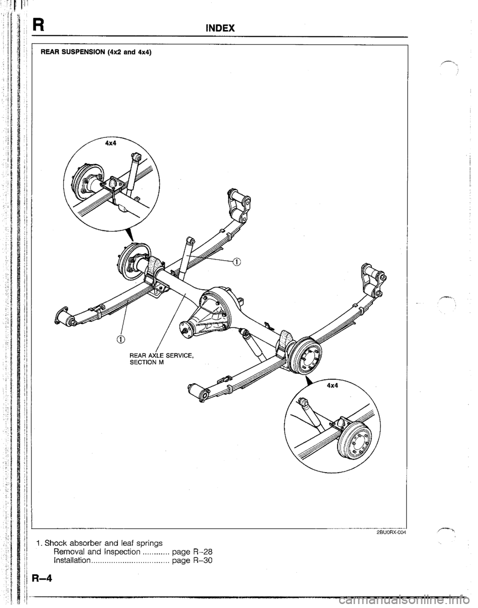 MAZDA B2200 1992  Workshop Manual 