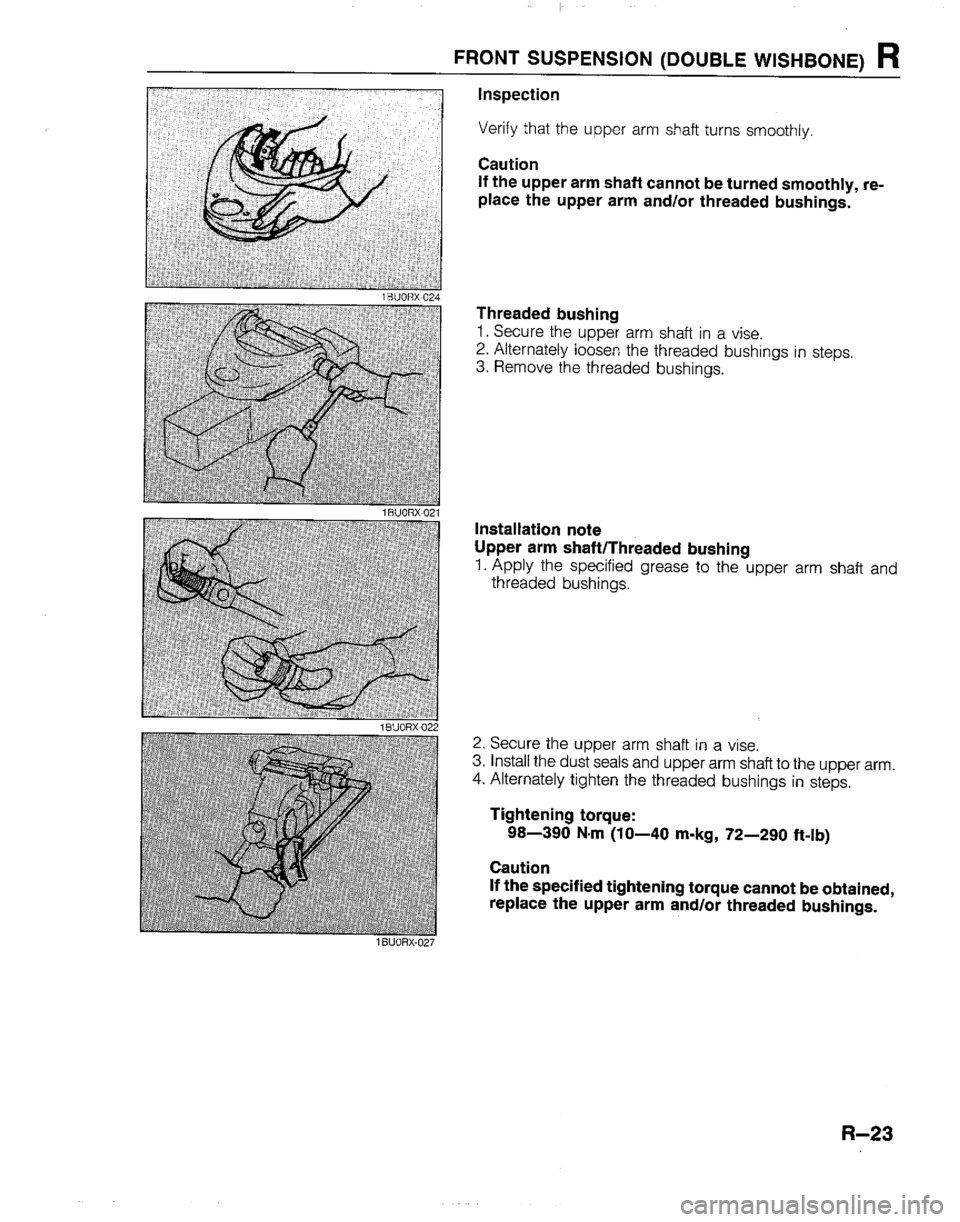 MAZDA B2200 1992  Workshop Manual 
