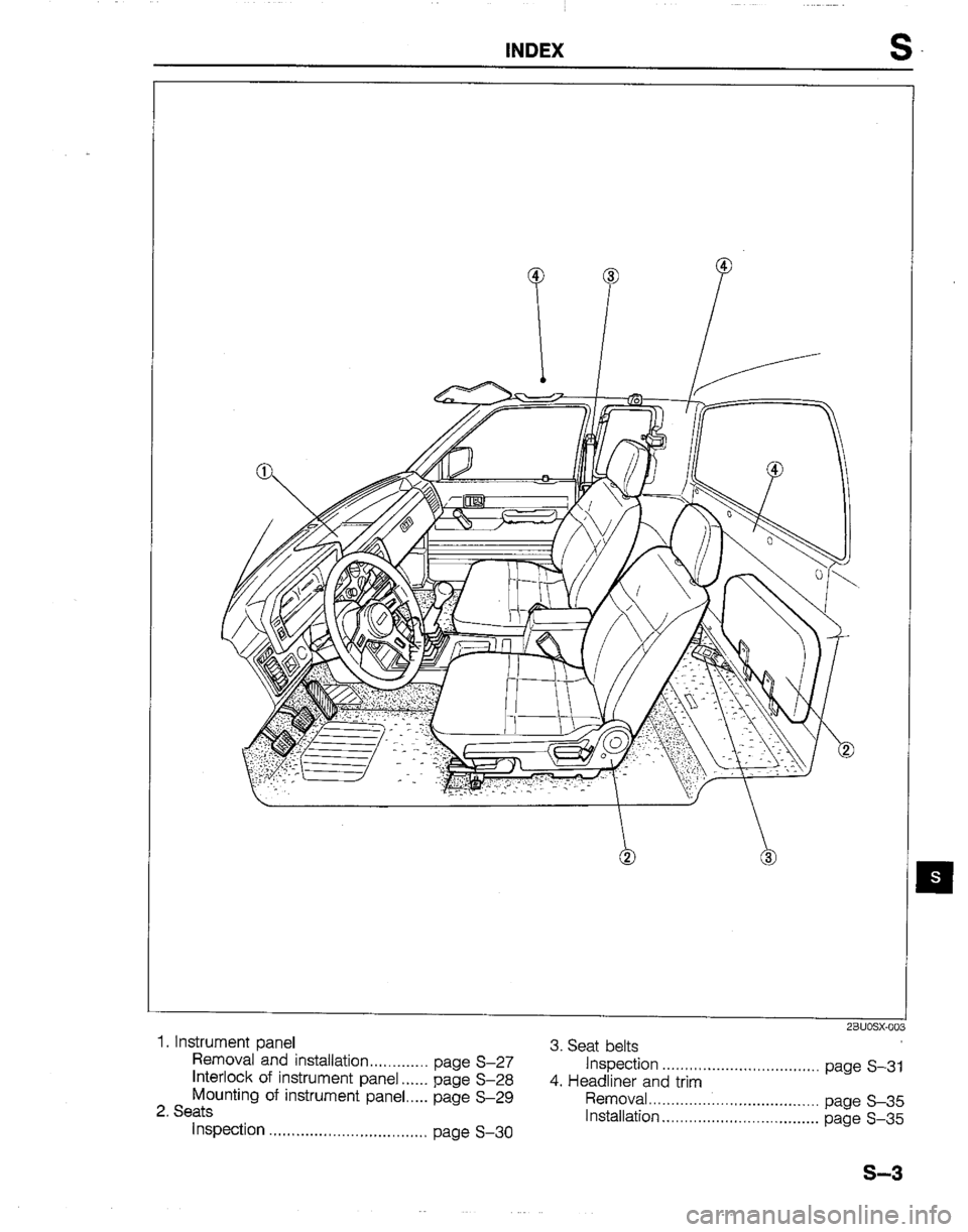 MAZDA B2200 1992  Workshop Manual 