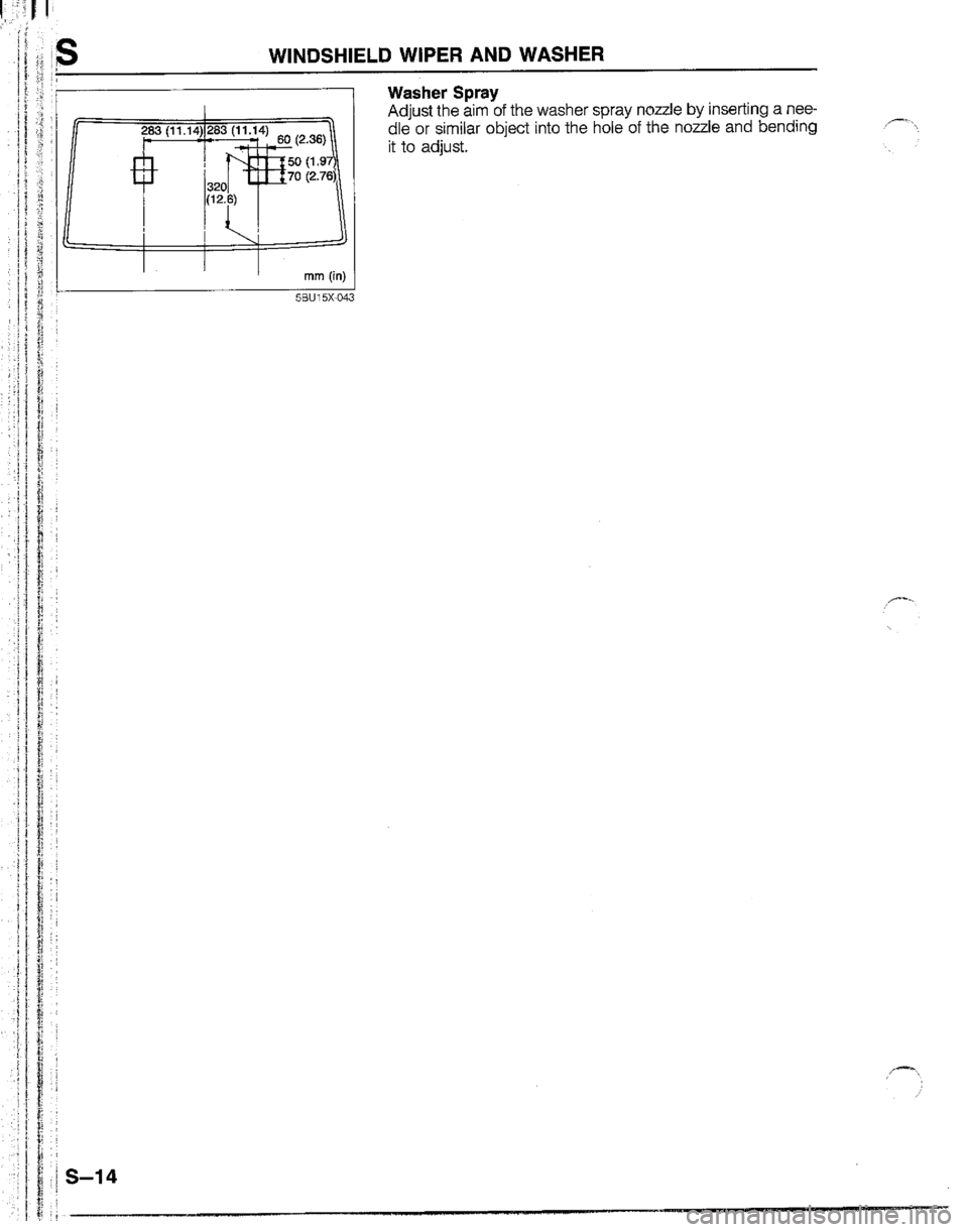 MAZDA B2200 1992  Workshop Manual 