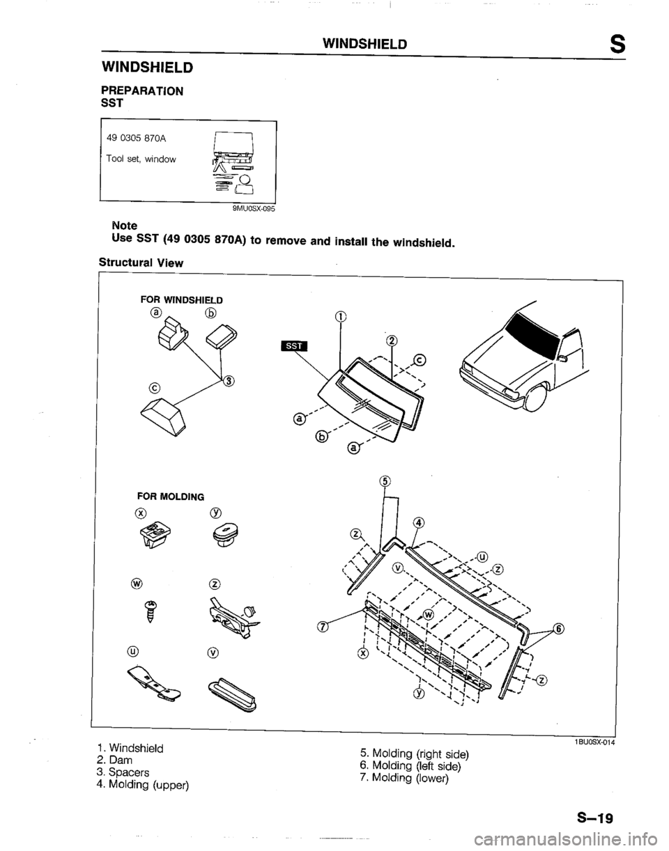 MAZDA B2200 1992  Workshop Manual 