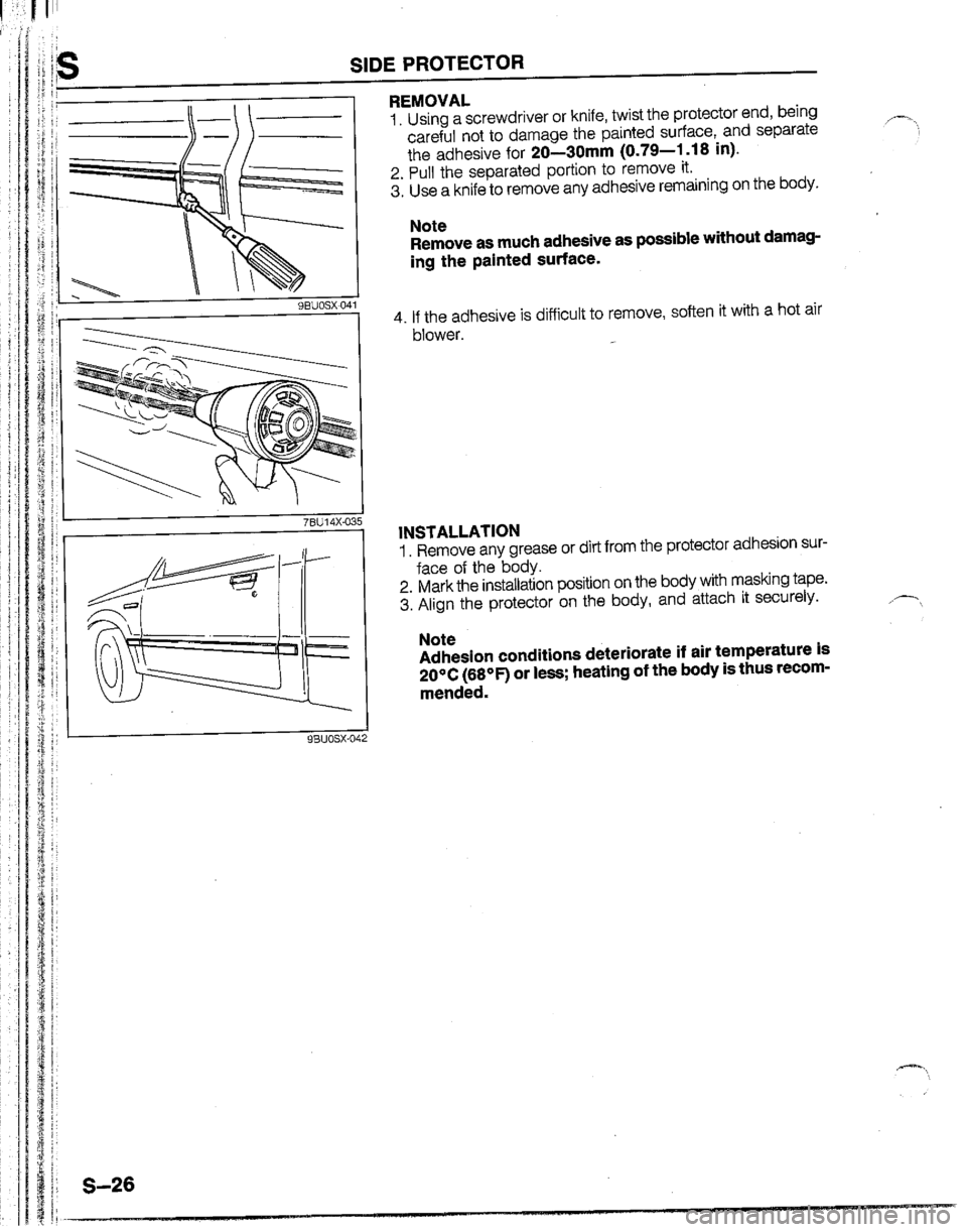 MAZDA B2200 1992  Workshop Manual 
