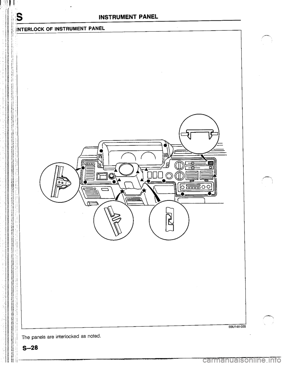 MAZDA B2200 1992  Workshop Manual 