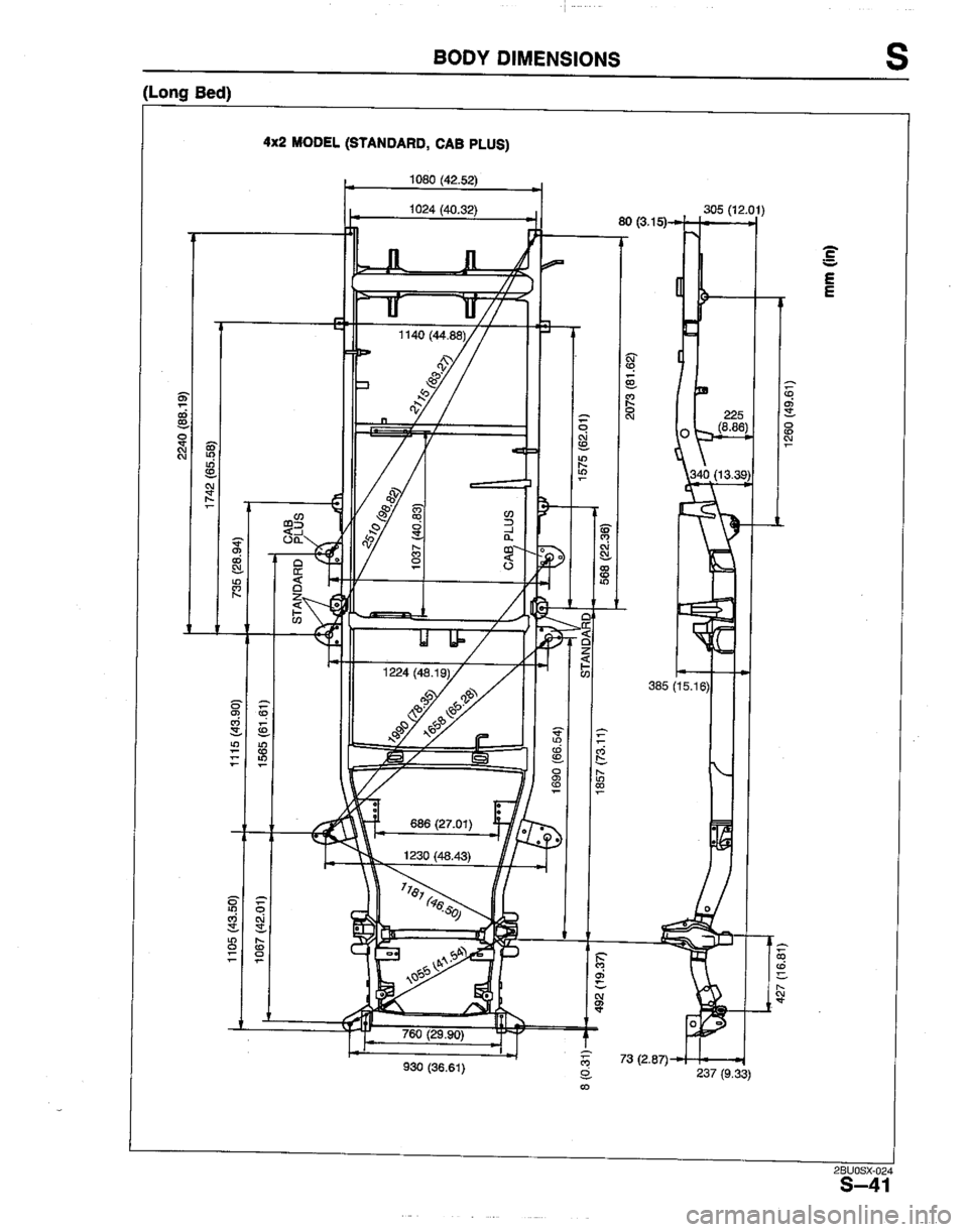 MAZDA B2200 1992  Workshop Manual 
