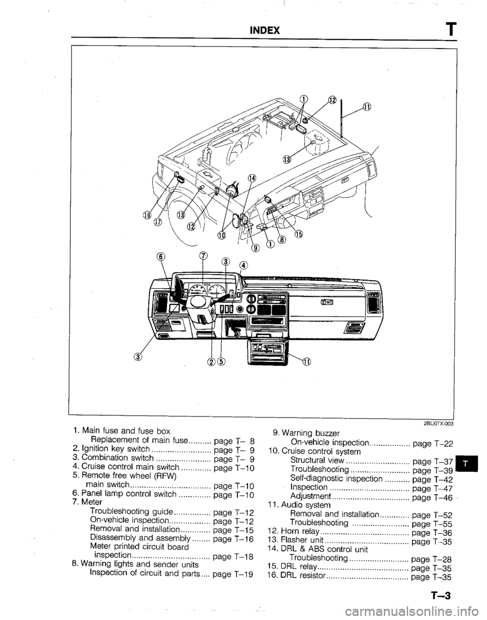 MAZDA B2200 1992  Workshop Manual 