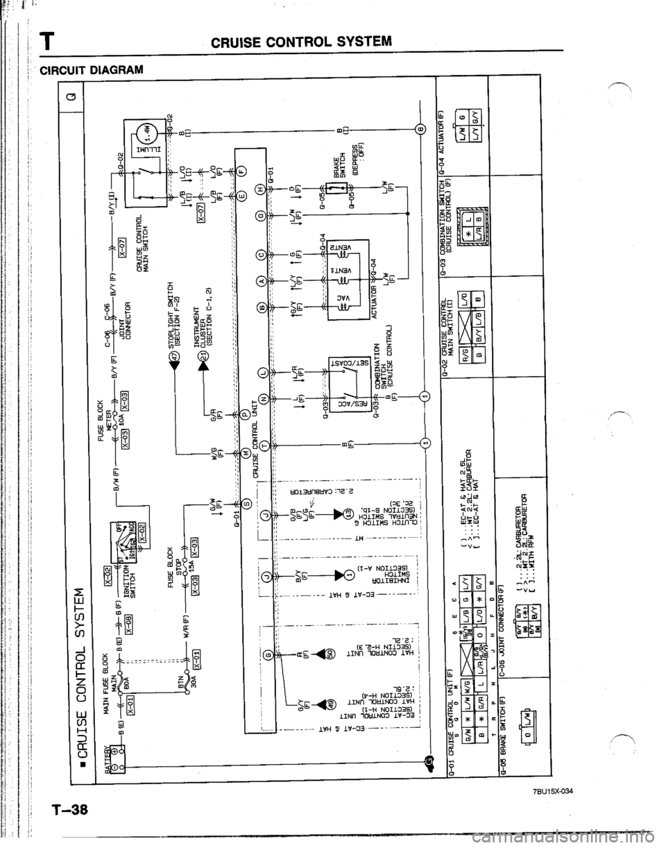 MAZDA B2200 1992  Workshop Manual 