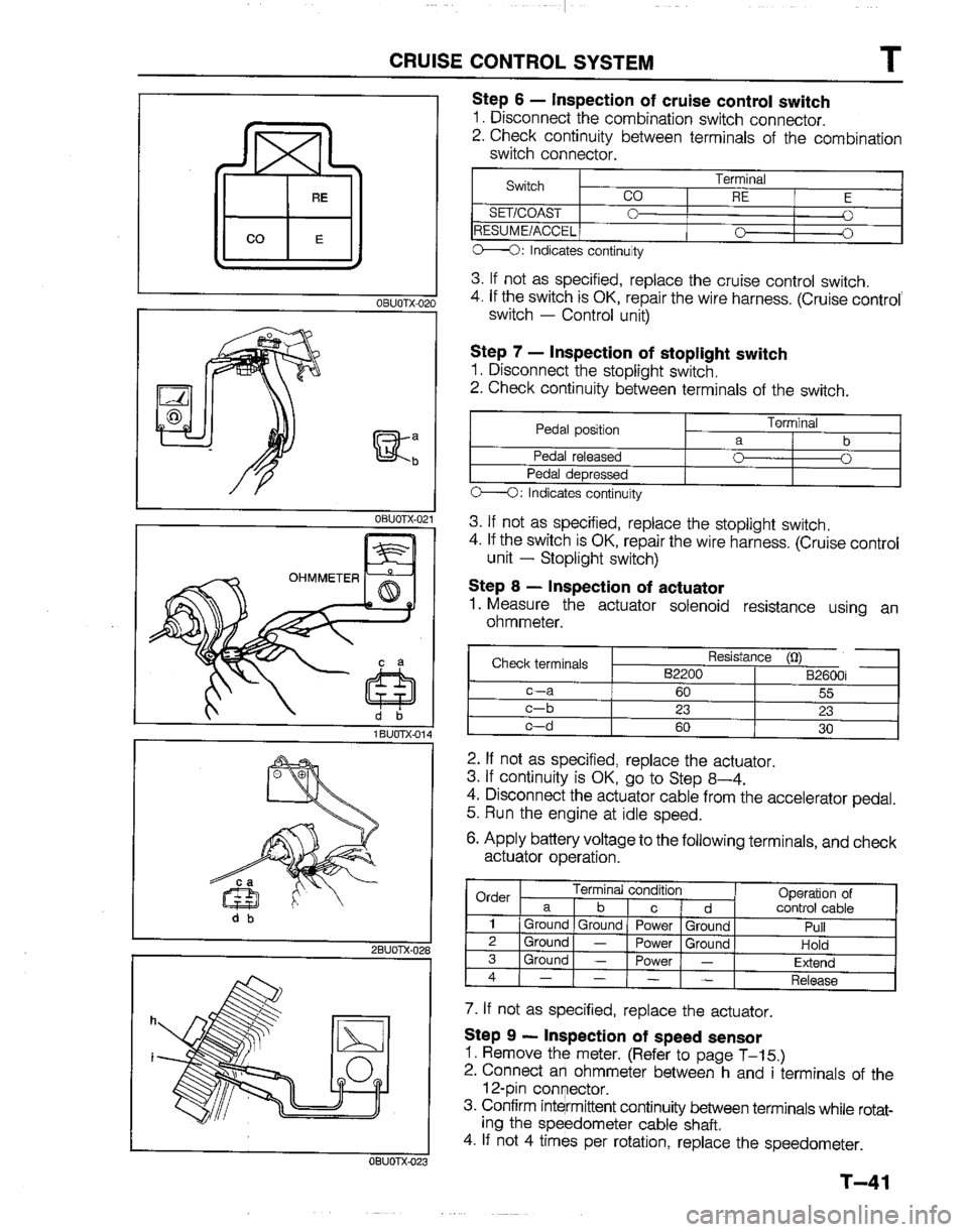MAZDA B2200 1992  Workshop Manual 
