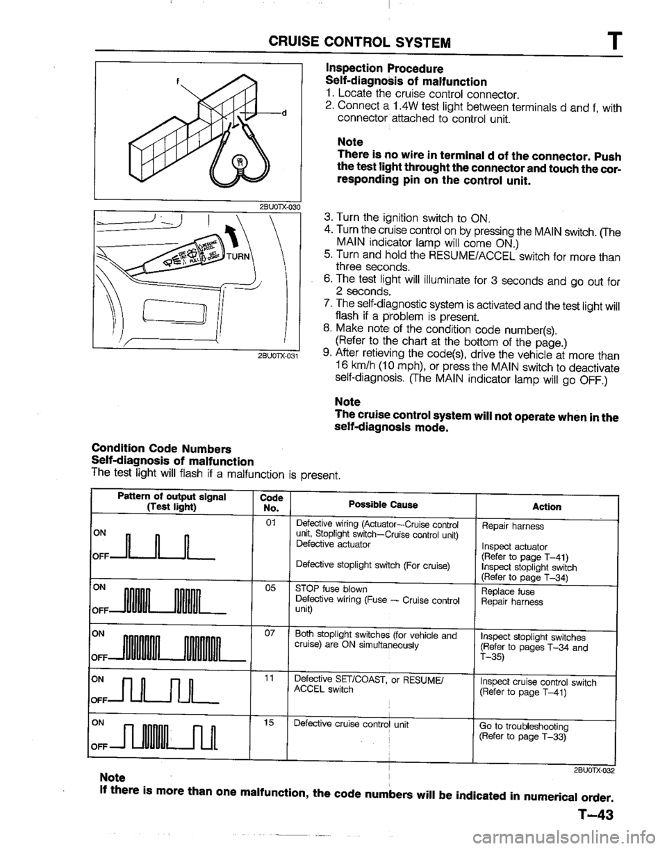 MAZDA B2200 1992  Workshop Manual 