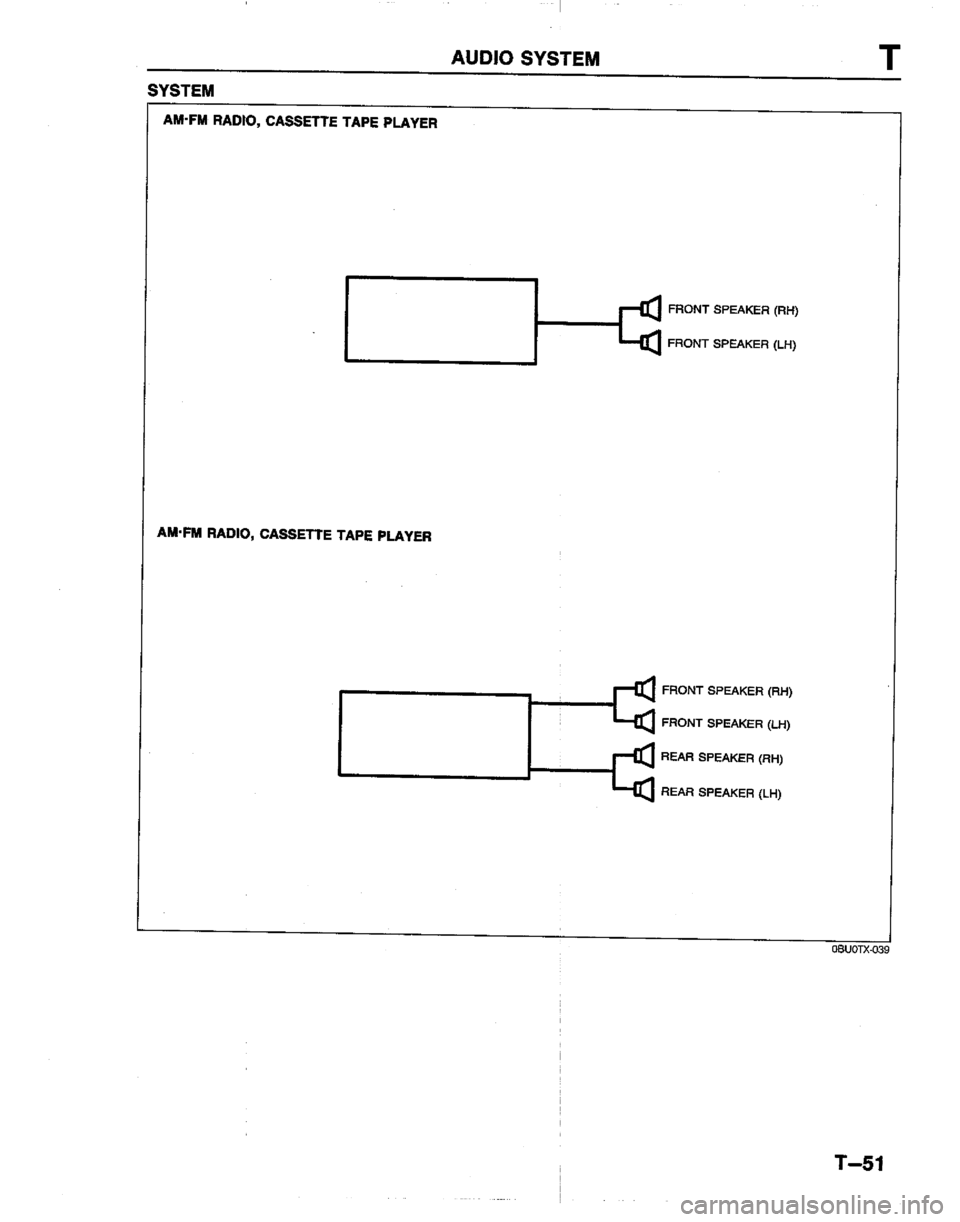 MAZDA B2200 1992  Workshop Manual 