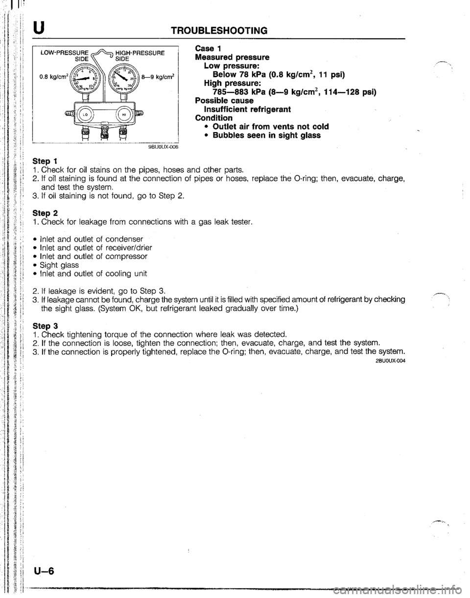 MAZDA B2200 1992  Workshop Manual 