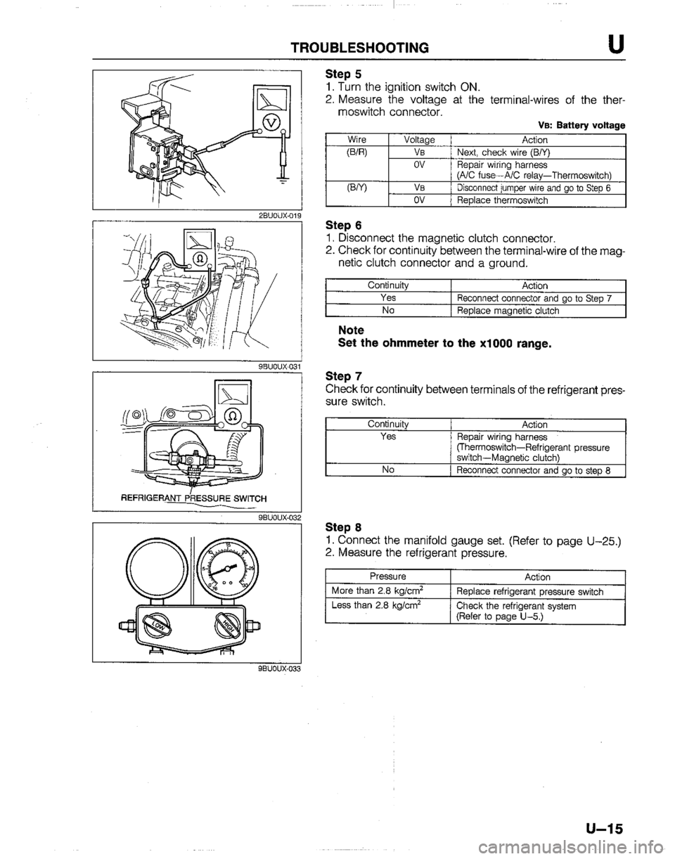MAZDA B2200 1992  Workshop Manual 