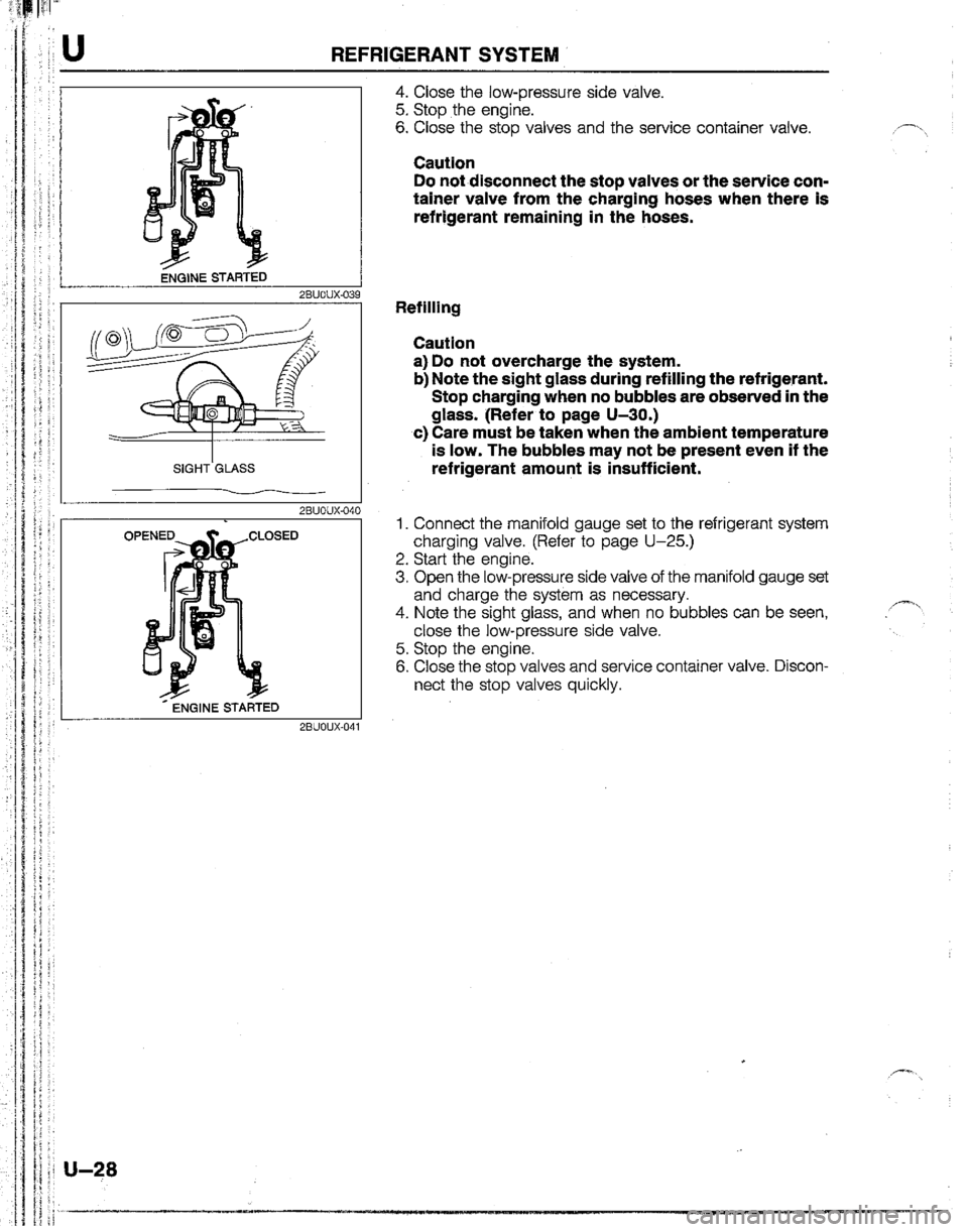MAZDA B2200 1992  Workshop Manual 