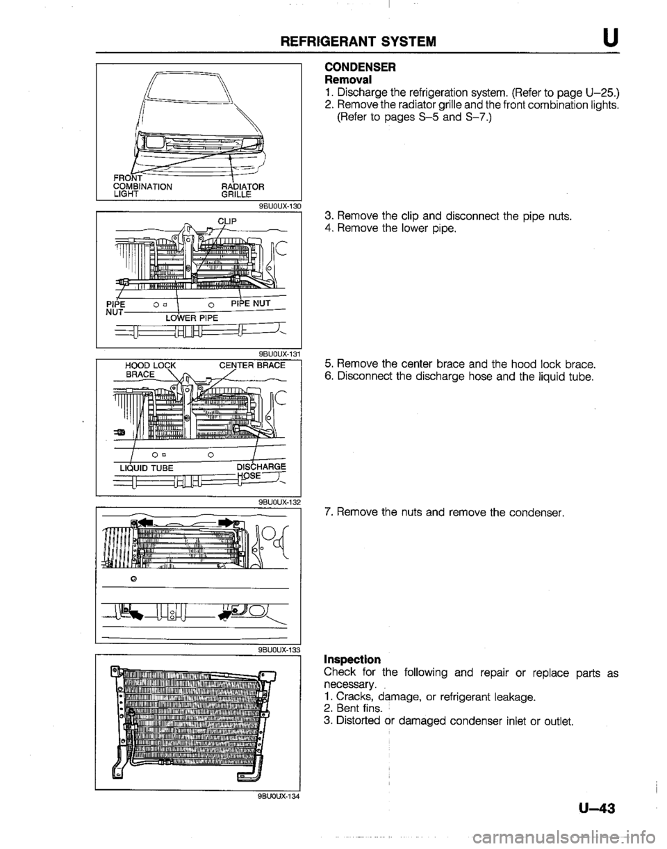 MAZDA B2200 1992  Workshop Manual 