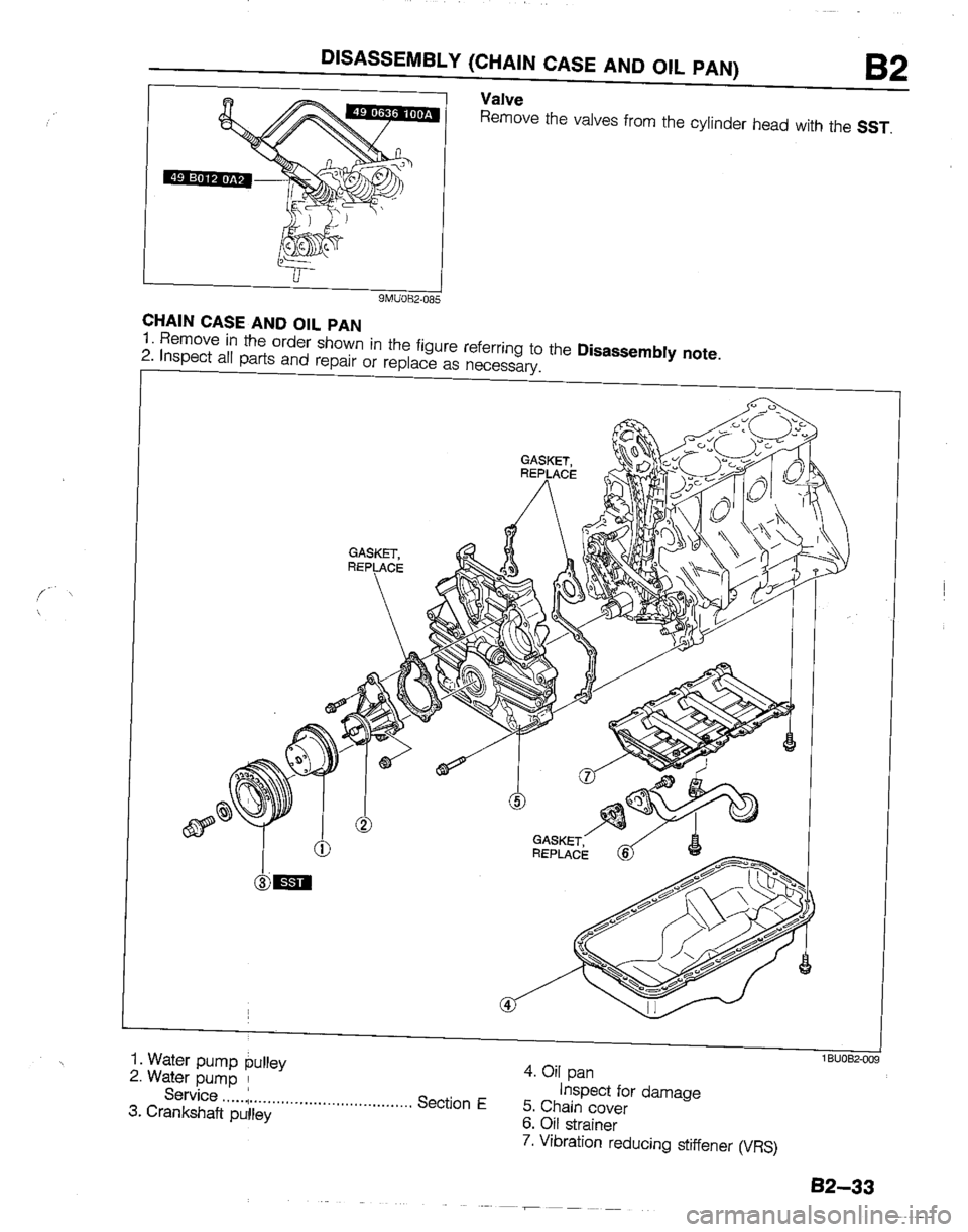 MAZDA B2200 1992  Workshop Manual 