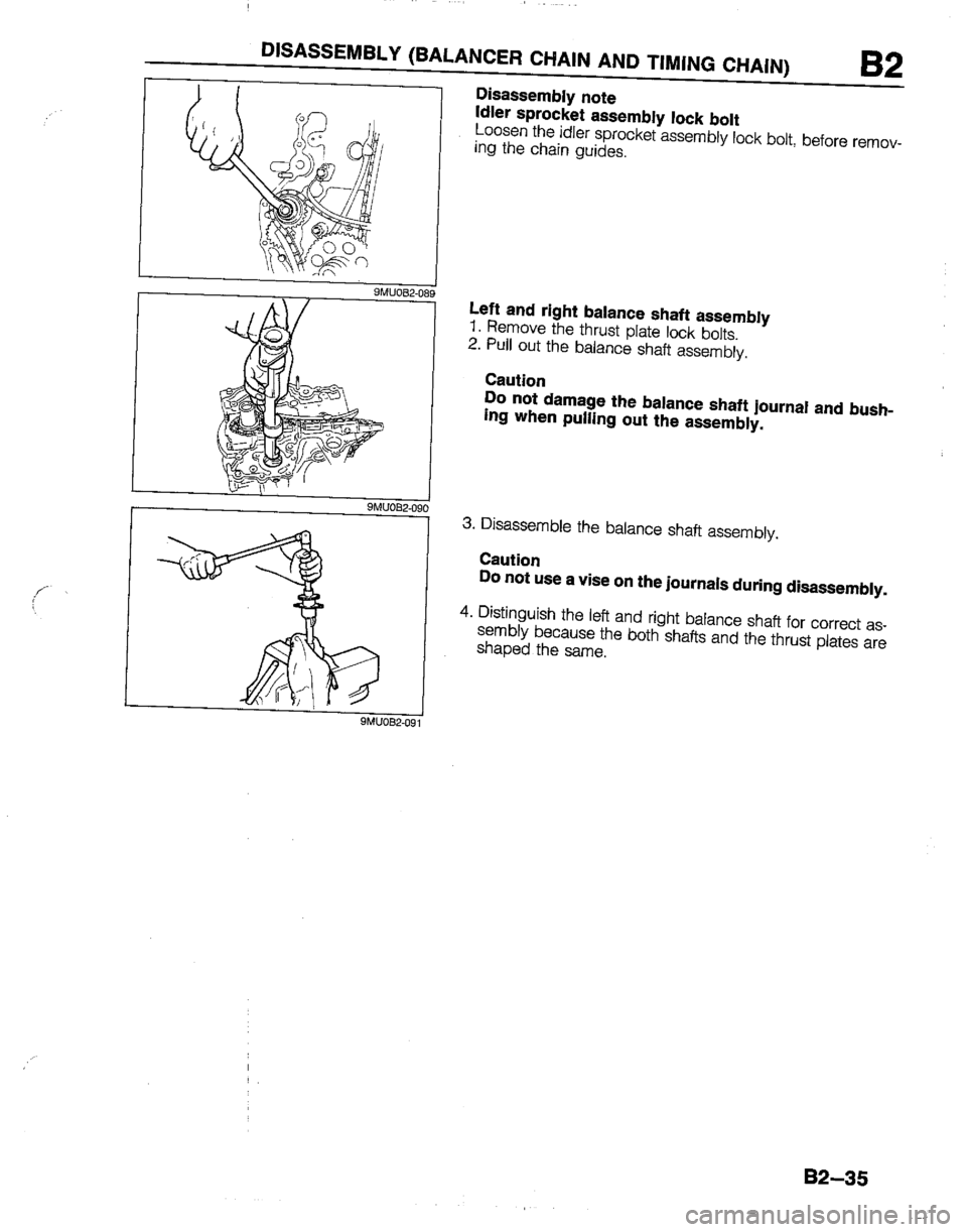 MAZDA B2200 1992  Workshop Manual 