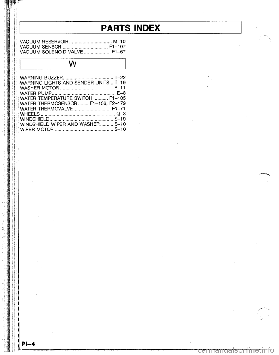 MAZDA B2200 1992  Workshop Manual 