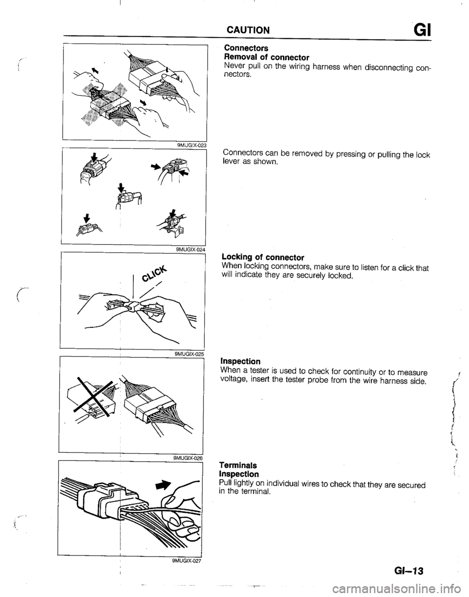 MAZDA B2200 1992  Workshop Manual 