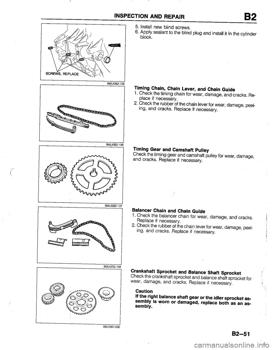 MAZDA B2200 1992  Workshop Manual 