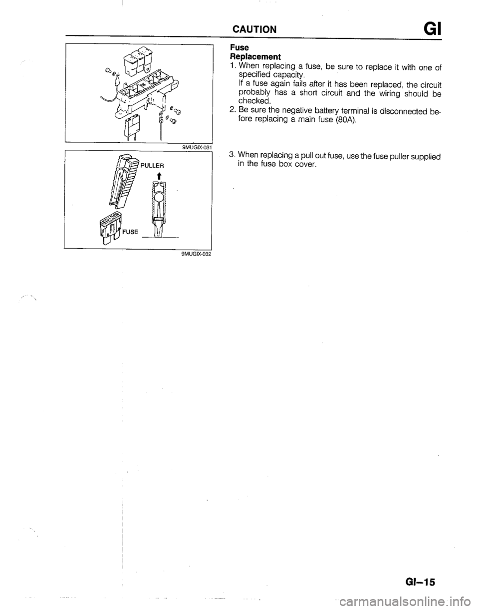 MAZDA B2200 1992  Workshop Manual 