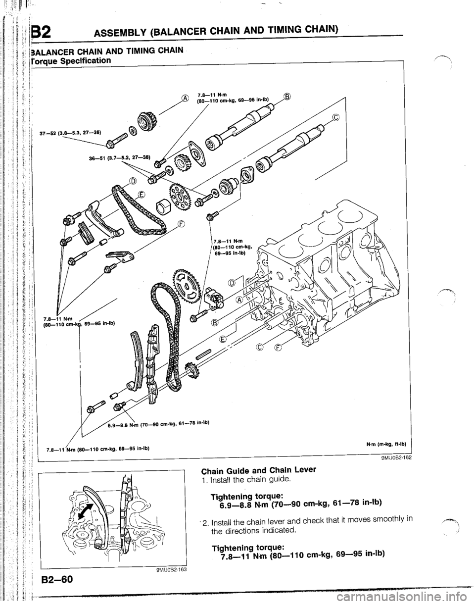 MAZDA B2200 1992  Workshop Manual 