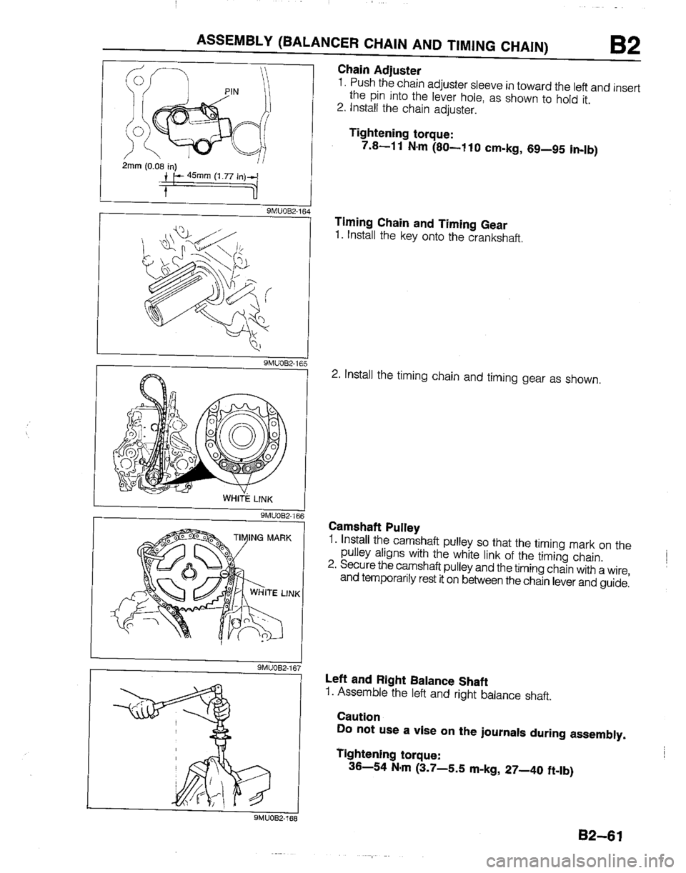 MAZDA B2200 1992  Workshop Manual 