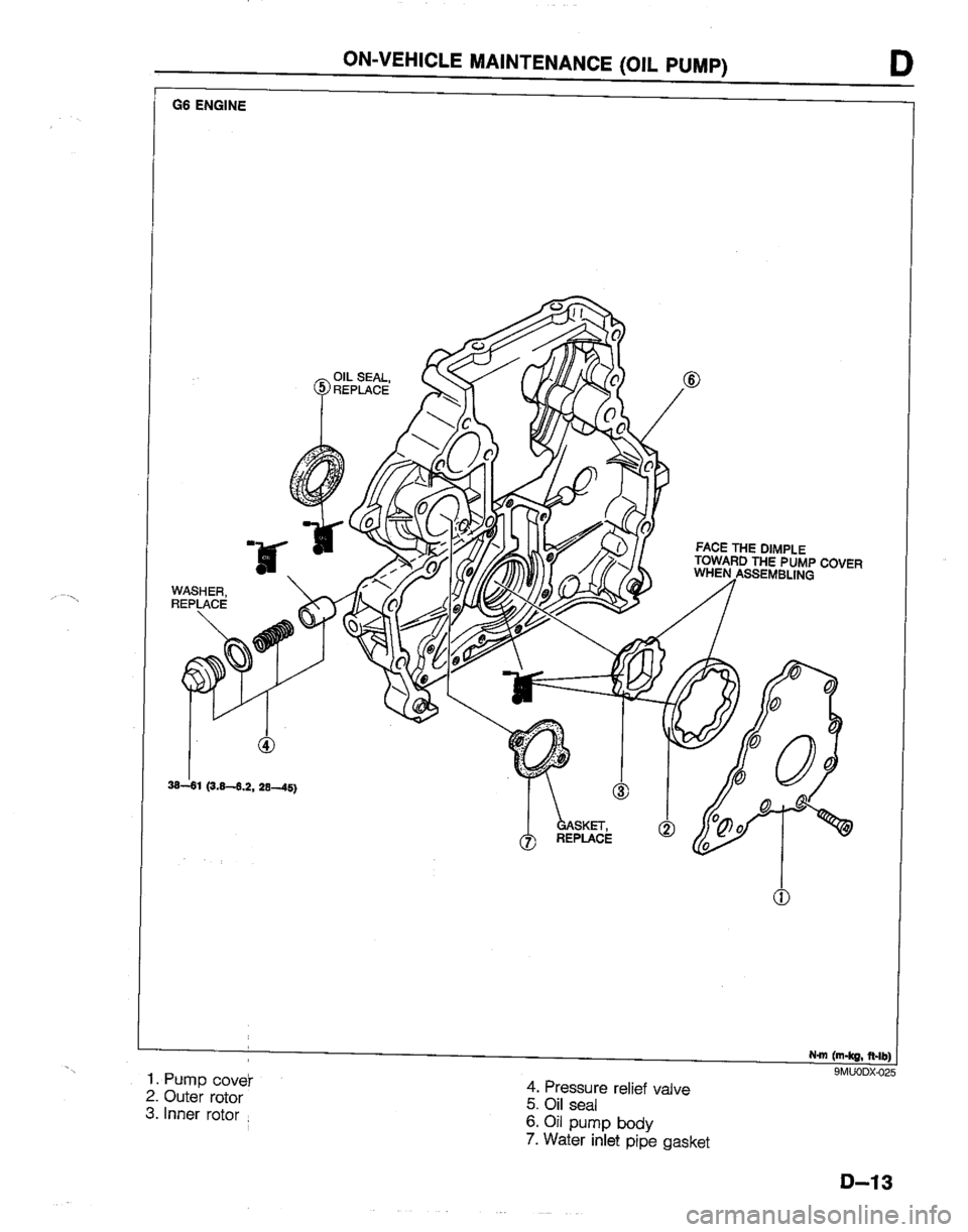 MAZDA B2200 1992  Workshop Manual 