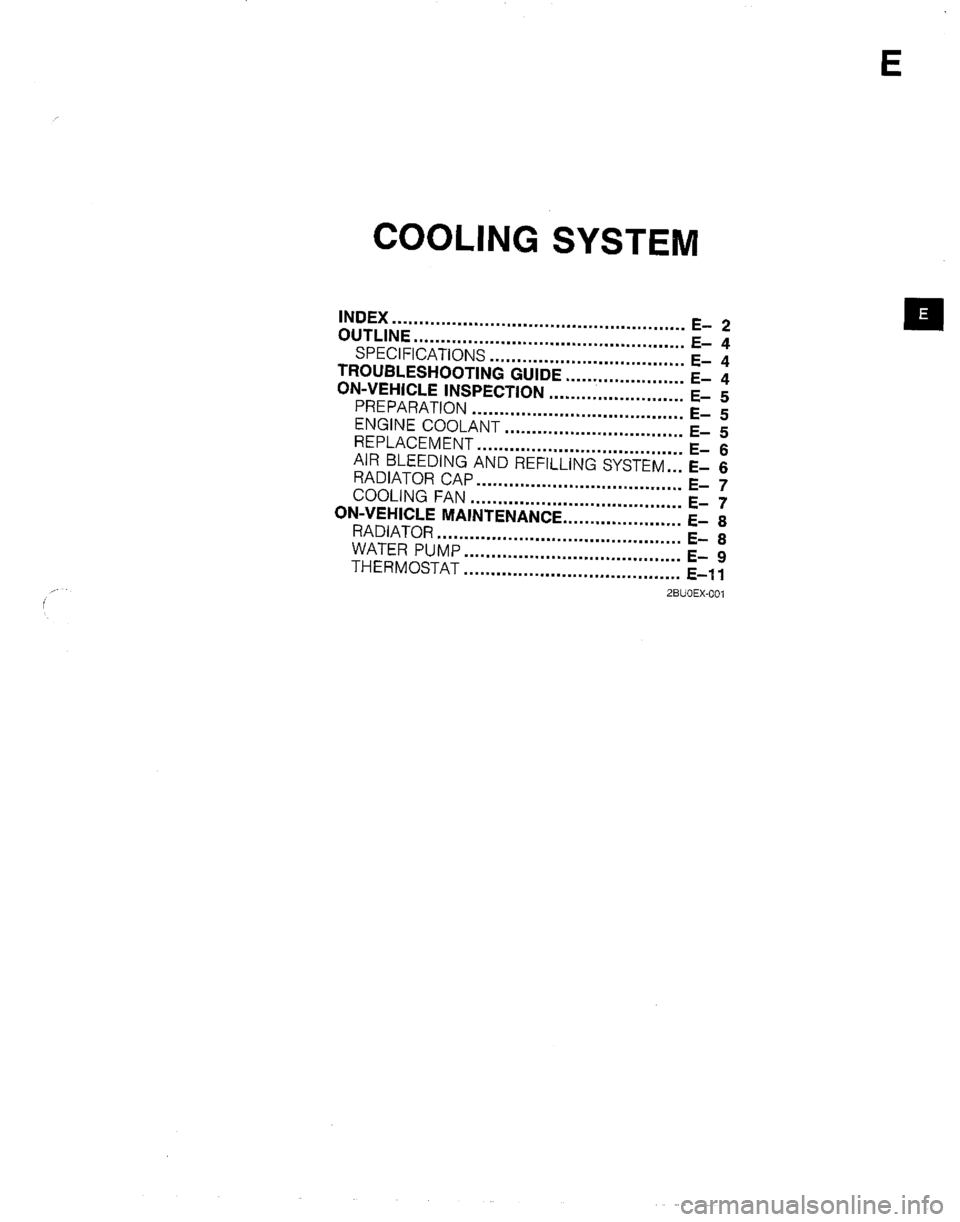 MAZDA B2200 1992  Workshop Manual 