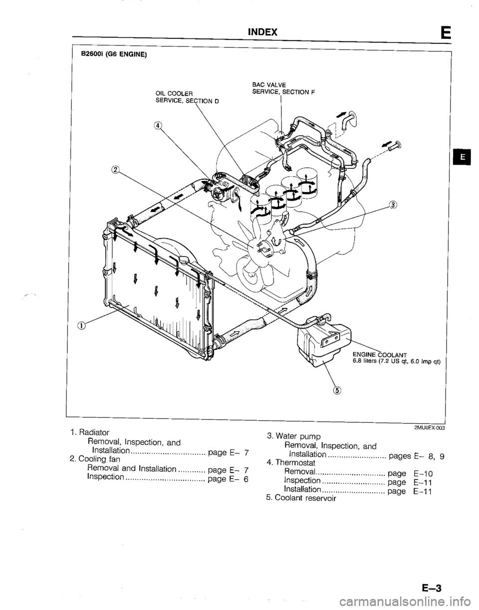 MAZDA B2200 1992  Workshop Manual 