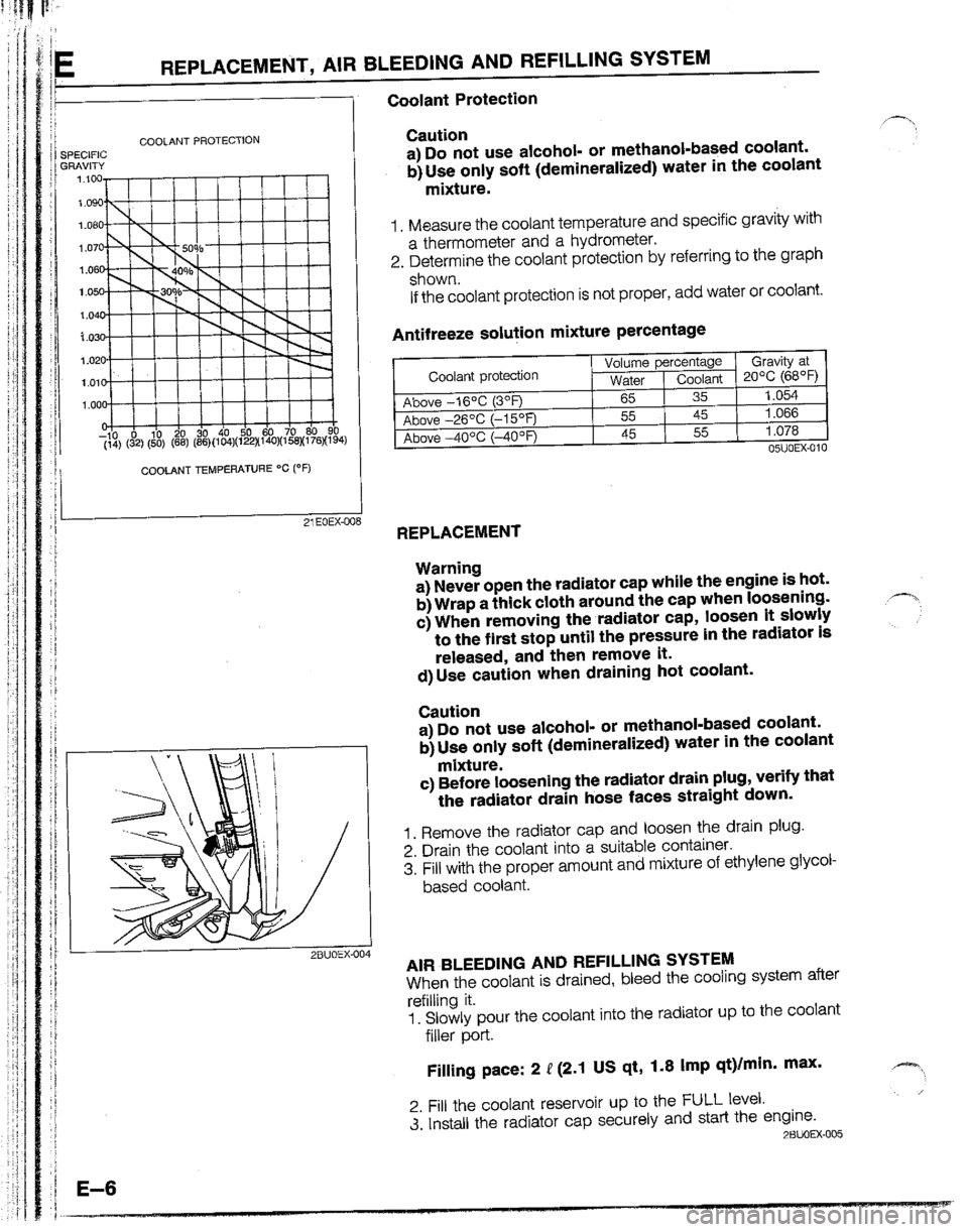 MAZDA B2200 1992  Workshop Manual 