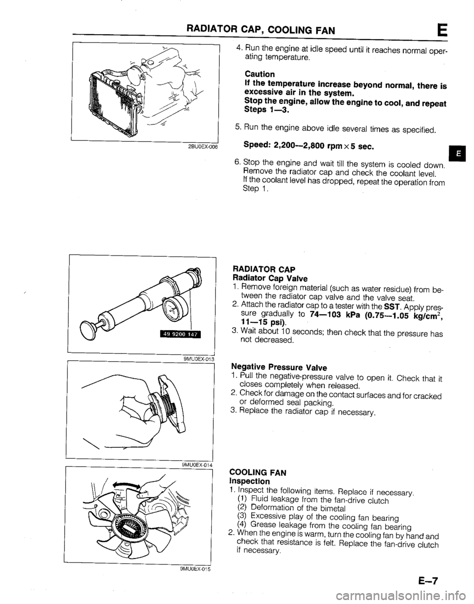 MAZDA B2200 1992  Workshop Manual 