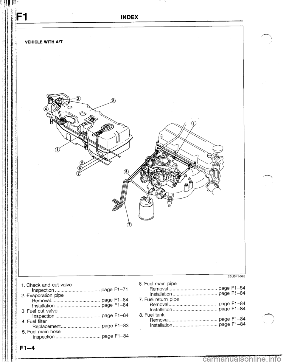 MAZDA B2200 1992  Workshop Manual 
